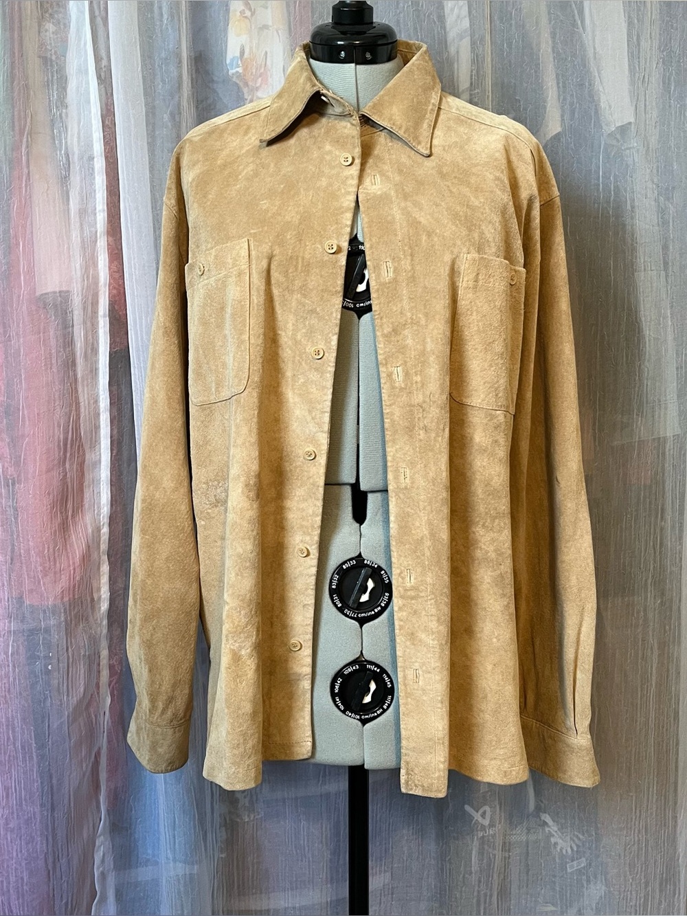 Genuine Suede Button Down Shirt